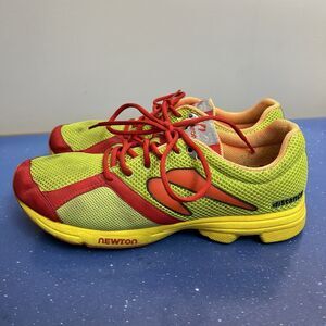 Mens Newton Distance S Running Shoes Size 11.5 Color Red Yellow